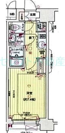 上前津駅 徒歩3分 9階の物件間取画像